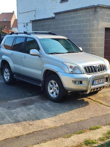 Toyota Land Cruiser 3D 2006, Autos, Cuir, Argent ou Gris, Achat, Boîte manuelle