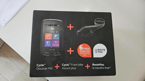 Mio Cyclo Discover PAL Bundle als nieuw in de doos., Fietsen en Brommers, Fietsaccessoires | Fietscomputers, Nieuw, GPS, Waterdicht