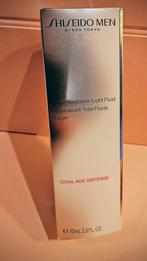 SHISEIDO men TOTAL REVITALIZER LIGHT FLUID  70 ml.  NIEUW, Ophalen of Verzenden, Nieuw, Gehele gezicht, Verzorging