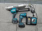 makita kitspuit en lamp 18v, Doe-het-zelf en Bouw, Ophalen, Gebruikt