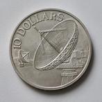 10 Dollars Singapore 1979, Timbres & Monnaies, Monnaies | Asie, Enlèvement ou Envoi, Monnaie en vrac, Argent