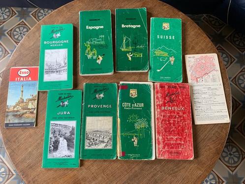 Michelin lot de 8 guides vert et rouge 1960 -1970 vintage, Livres, Guides touristiques, Utilisé, Guide ou Livre de voyage, Europe