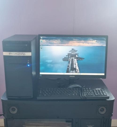 PC COMPLET : C.M. ASUS / I5 / 16Go / SDD + HDD STOCKAGE / ÉC, Computers en Software, Desktop Pc's, Zo goed als nieuw, HDD, SSD