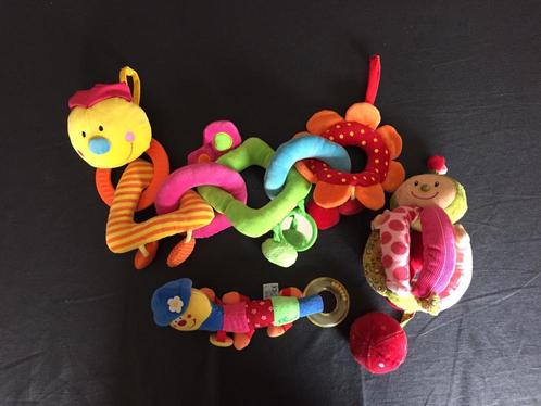 Lot de 3 jouets bébé, Kinderen en Baby's, Speelgoed | Babyspeelgoed, Gebruikt, Overige typen, Met geluid