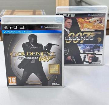 Playstation 3 PS3 - 2x game Legends Golden Eye Reloaded 007 beschikbaar voor biedingen