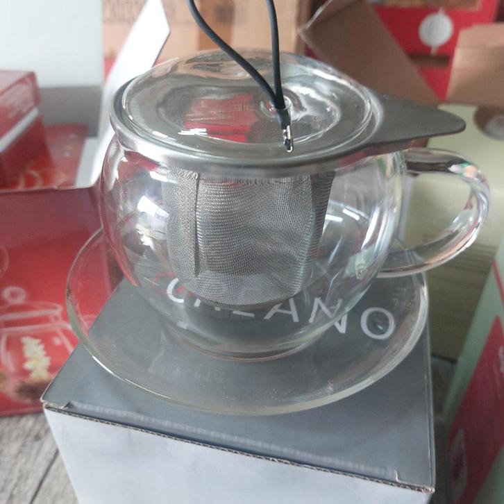 Theepotten in glas, Huis en Inrichting, Keuken | Servies, Nieuw, Overige typen, Overige stijlen, Glas, Ophalen