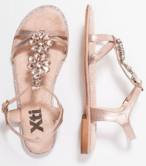 Sandales plates XTI avec bijoux, Kleding | Dames, Schoenen, Nieuw, Sandalen of Muiltjes, Verzenden