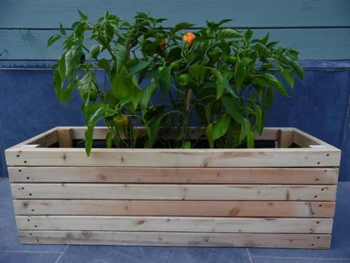 Nieuwe * Houten - Kruidenbak - Bloembak - Groentenbak kweekb, Tuin en Terras, Bloembakken en Plantenbakken, Nieuw, Hout, Balkon