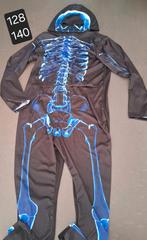 Verkleedkledij skelet Halloween maat 128-140, Kinderen en Baby's, Carnavalskleding en Verkleedspullen, Ophalen of Verzenden, Zo goed als nieuw