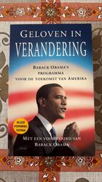 Barack Obama - Geloven in verandering, Politique, Enlèvement ou Envoi, Barack Obama, Comme neuf