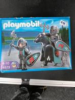 Playmobile 2 ridders met paard., Ophalen, Gebruikt