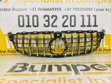 Grille Mercedes C klasse W205 C63 Amg 16-21 Facelift Chrome  beschikbaar voor biedingen