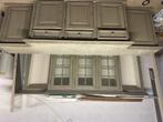 2-delige opbergkast, Huis en Inrichting, Kasten | Vitrinekasten, Ophalen, Gebruikt, 200 cm of meer, 75 cm of meer