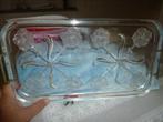 oude glazen serveerschaal, Antiek en Kunst, Ophalen of Verzenden
