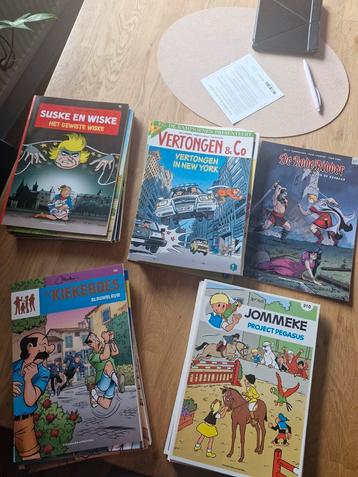 
40 stripboeken – Suske en Wiske, Jommeke, FC De Kampioenen, beschikbaar voor biedingen