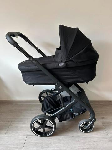 Cybex Balios S lux 2 + S lux reiswieg + adapters autostoel, Kinderen en Baby's, Zo goed als nieuw, Verstelbare duwstang, Ophalen