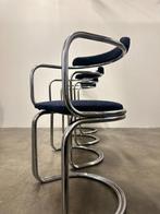 Vintage tubular chrome chairs 70, Enlèvement