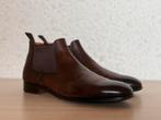 Bottines chelsea Santoni marron 8.5 (42/43) ZGAN, Enlèvement ou Envoi, Comme neuf, Brun, Bottes