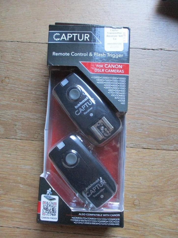 hahnel captur control flash trigger transmitter reciever set, Audio, Tv en Foto, Fotografie | Fotostudio en Toebehoren, Nieuw