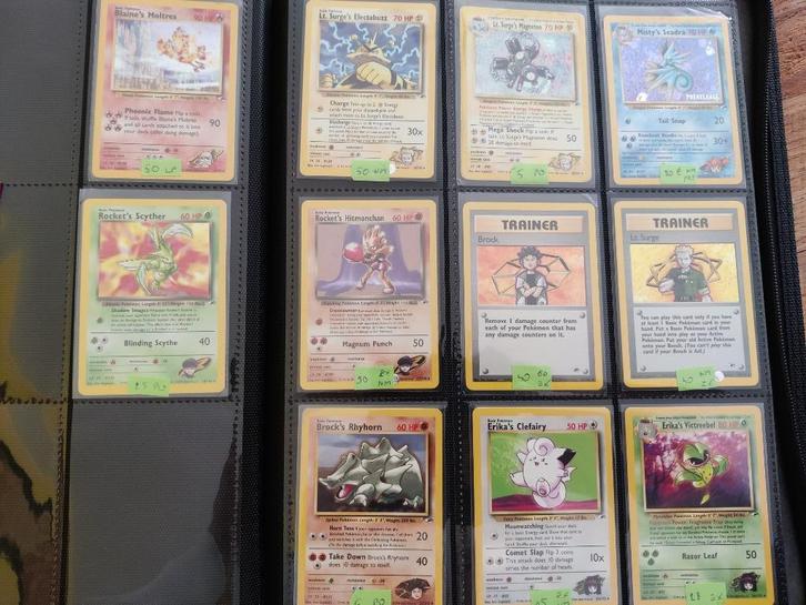 Prachtig lot classic kaarten, Hobby en Vrije tijd, Verzamelkaartspellen | Pokémon, Gebruikt, Meerdere kaarten, Ophalen of Verzenden
