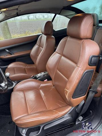 Interieur bruin leder Peugeot 307 CC ('03-'08) beschikbaar voor biedingen