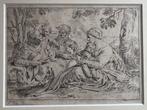Gravure de La Sainte Famille de Simone Cantarini (1612-1648), Enlèvement ou Envoi