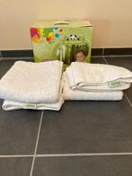 HeBaby Wash Cotton Bamboo  2 stuks, Kinderen en Baby's, Gebruikt, Deken of Dekbed, Jongetje of Meisje, Wit