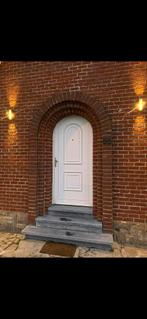 Porte d’entrée PVC blanc (marque KÖMMERLING)!! déjà démontée, Bricolage & Construction, Porte extérieure, Comme neuf, Enlèvement