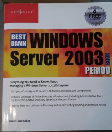 Windows Server 2003, Livres, Informatique & Ordinateur, Système d'exploitation, Enlèvement ou Envoi, Comme neuf, Susan Snedaker