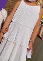 Robe blanche H&M T8ans, Kinderen en Baby's, Kinderkleding | Maat 128, Ophalen, Meisje, H&M, Zo goed als nieuw