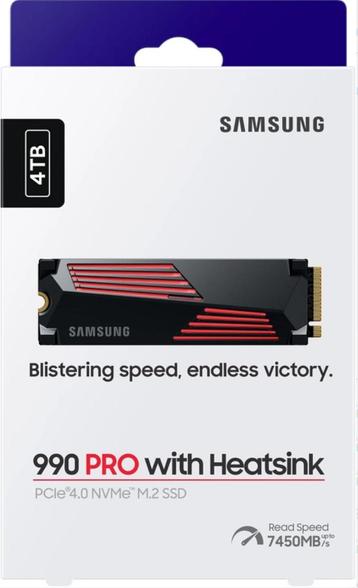 Samsung 990 Pro (incl heatsink) 4TB - Gamers Pack Edition