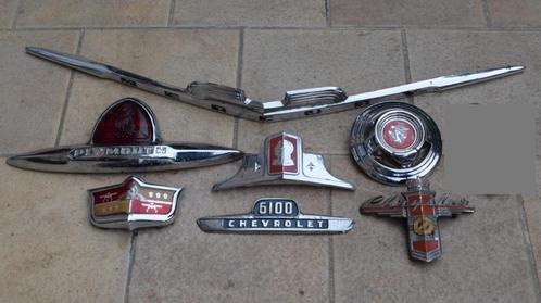 Opruiming 7 emblemen American oldtimer vintage garage, Verzamelen, Merken en Reclamevoorwerpen, Gebruikt, Reclamebord, Ophalen of Verzenden