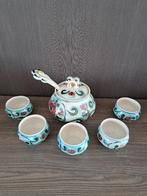 Soepkom met lepel en 5 soeptassen, Ophalen