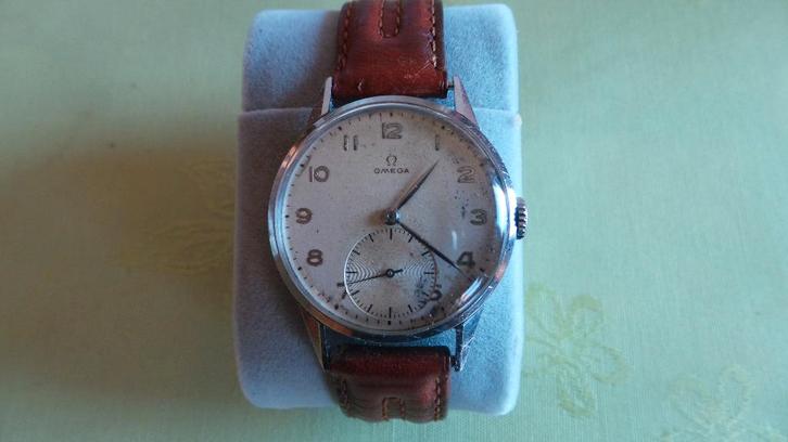 Montre Omega, Bijoux, Sacs & Beauté, Montres | Hommes, Utilisé, Montre-bracelet, Omega, Acier, Cuir, Enlèvement ou Envoi