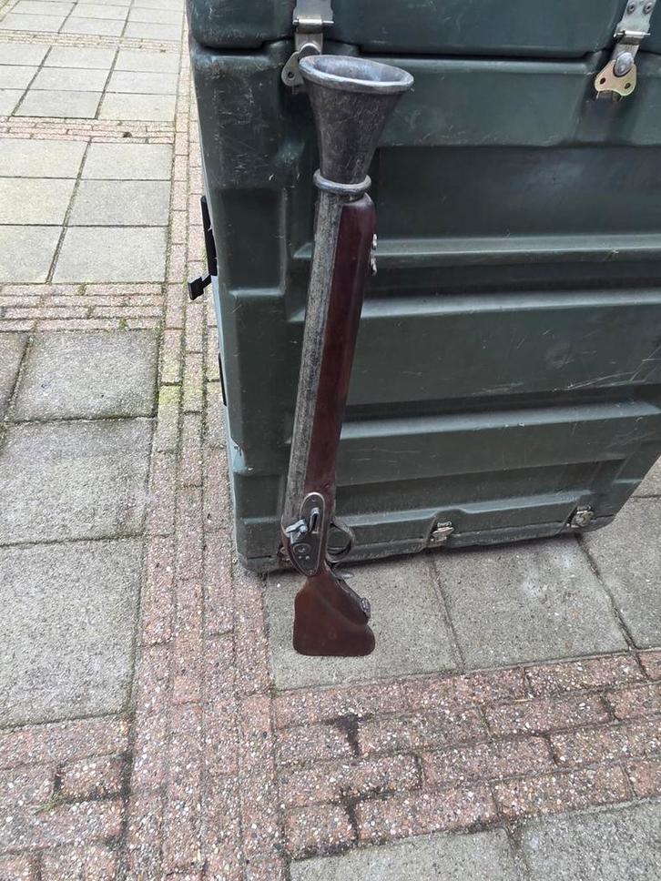 antieke donderbus uit 1790 vrijgesteld, Antiek en Kunst, Antiek | Overige Antiek, Ophalen of Verzenden