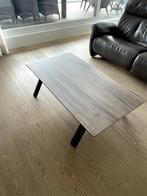 Salontafel 130cm met keramisch blad, Ophalen, 100 tot 150 cm, 50 tot 100 cm, Zo goed als nieuw