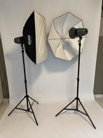 Studioflits set, Audio, Tv en Foto, Fotografie | Fotostudio en Toebehoren, Ophalen, Zo goed als nieuw