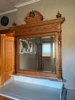 Antieken dressoir kast met spiegel, Antiek en Kunst, Ophalen