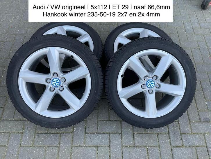 19" Org Audi A8/S8 quattro 09-2017 velgen met Winterbanden, Auto-onderdelen, Overige Auto-onderdelen, Audi, Ophalen