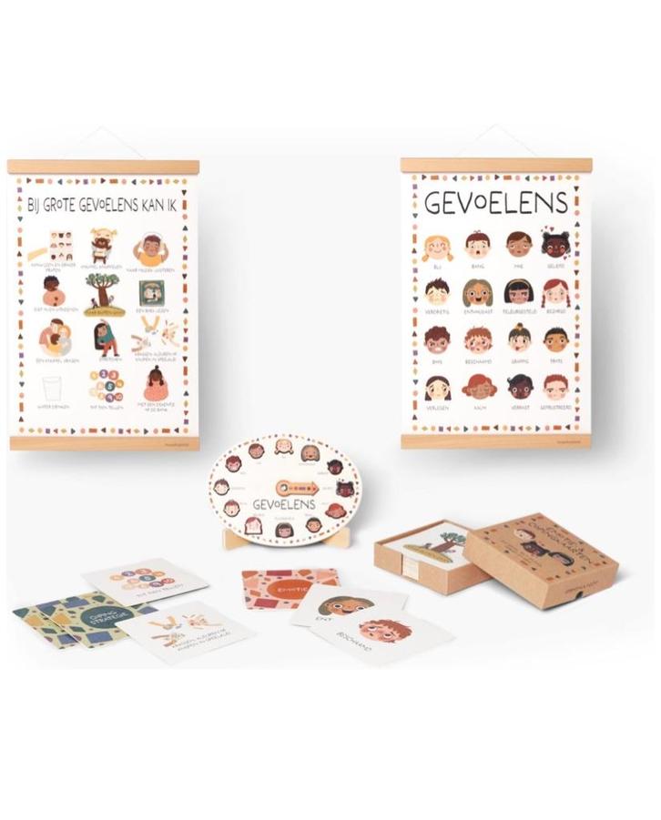 Gevoelens Toolbox - Emotiewiel & Emotieposter, Kinderen en Baby's, Speelgoed | Educatief en Creatief, Zo goed als nieuw, Ophalen