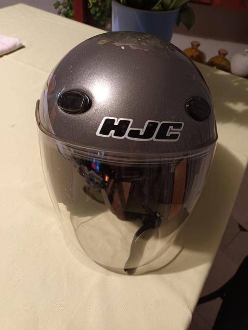 motorhelm HJC + motorkledij, Motoren, Kleding | Motorhelmen, Integraalhelm, M, HJC, Tweedehands, Ophalen of Verzenden