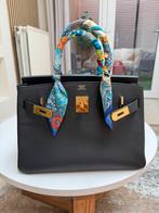 Luxe leren hadtas, Handtassen en Accessoires, Tassen | Damestassen, Ophalen of Verzenden, Nieuw, Handtas