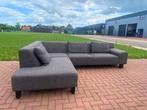 LIVRAISON GRATUITE Canapé d'angle moderne en tissu gris HEEL, Quatre personnes ou plus, Comme neuf, Tissus, Moderne
