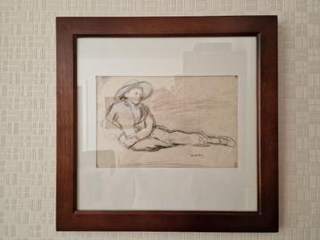 Originele tekening van Albert Van Dyck beschikbaar voor biedingen