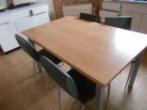 keukentafel, Ophalen, Overige materialen, 50 tot 100 cm, Zo goed als nieuw