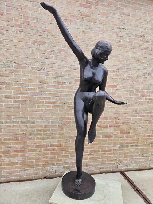 Bronzen Art-deco naakte dame zeldzame brons in die grote!, Jardin & Terrasse, Statues de jardin, Neuf, Homme, Autres matériaux
