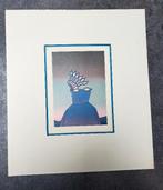 Folon Jean-Michel. Reproduction + lithographie de 1982 par ?, Antiek en Kunst, Ophalen of Verzenden