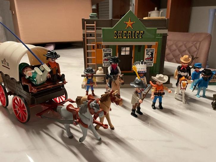 Playmobil Western-set met verschillende onderdelen, Kinderen en Baby's, Speelgoed | Playmobil, Gebruikt, Los Playmobil, Ophalen of Verzenden