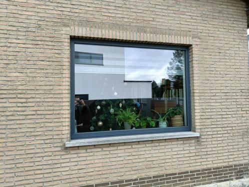 PVC Raam Ral 7021 2000 x 1500 mm, Doe-het-zelf en Bouw, Glas en Ramen, Zo goed als nieuw, Gevelraam of Ruit, 120 tot 160 cm, 160 cm of meer