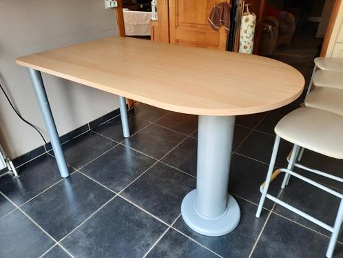 Table haute cuisine avec chaises bar, Huis en Inrichting, Keuken | Keukenelementen, Gebruikt, Minder dan 100 cm, 100 tot 150 cm
